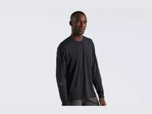 Camiseta Manga Larga Trail Air Jersey LS Para Hombre. Negro | Specialized