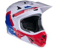 CASCO GW FULL FACE WASP 2026 T-M AZUL/ROJO BRILLANTE