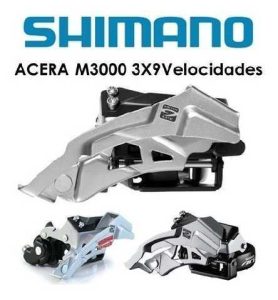DESVIADOR 9V SHIM.ACERA M/T-3000 TOP SWING 3X9
