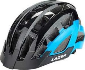 CASCO LAZER COMPACT DLX C/LUZ REGUL.INTER. T-M NEGRO AZUL