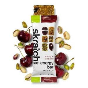 BARRA ENERGIZANTE SKRATCH SPORT FUEL CHERRY CEREZA + PISTACHO 50G