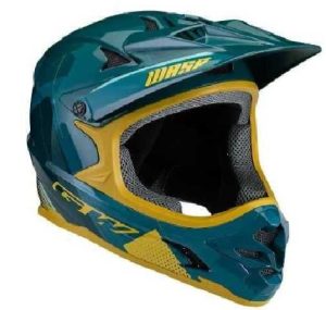 CASCO GW FULL FACE WASP 2026 T-M VERDE MILITAR/AMARILLO BRILLANTE