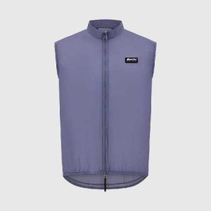 CHALECO SANTINI ROMPEVIENTO UNISEX T-L PALE BLUE 6Y54575RTR