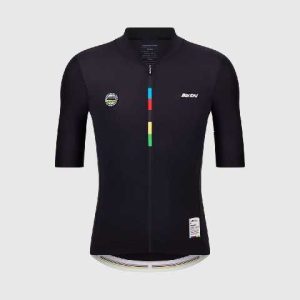 JERSEY SANTINI UCI World Champion UNISEX M/CORTA T-S NEGRO RE94075SMONDO