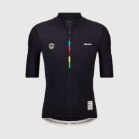 JERSEY SANTINI UCI World Champion UNISEX M/CORTA T-L NEGRO RE94075SMONDO