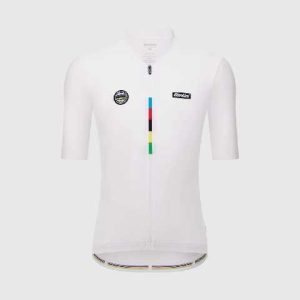 JERSEY SANTINI UCI World Champion UNISEX M/CORTA T-L BLANCO RE94075SMONDO
