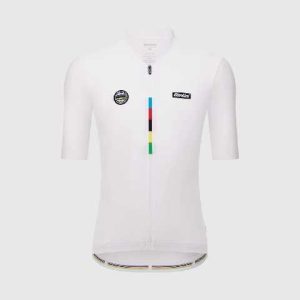 JERSEY SANTINI UCI World Champion UNISEX M/CORTA T-XL BLANCO RE94075SMONDO