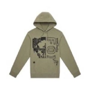 BUSO FOX IMAGE SKULL FLEECE PO ADB T-M VERDE OLIVA