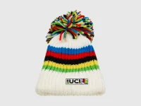 GORRO SANTINI DE LANA UCI WORLD CHAMPION BLANCO BBH108